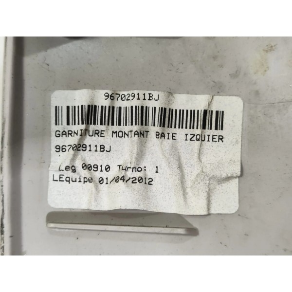 Moldura Coluna Parabrisa 308 408 2012 A 2015 Esquerdo