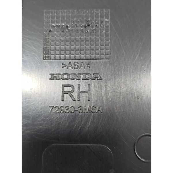 Friso Moldura Externa Porta Traseira Direita Hrv 2022 A 2025 Preto