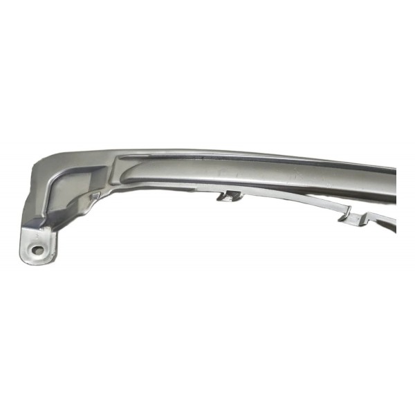 Moldura Aplique Farol Milha Peugeot 308 2012/2015 Direito Prateado Direito
