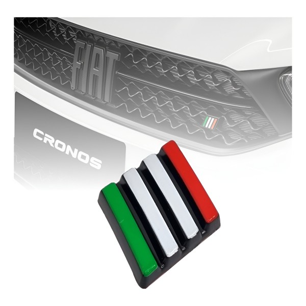 Emblema Grade Itália Fiat Argo Cronos Mobi Strada Toro Pulse