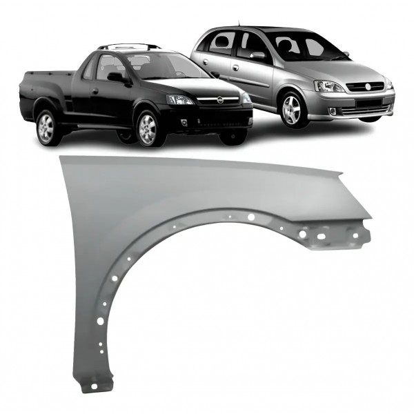 Paralama Dianteiro Montana 2003 A 2010 Corsa 2003 A 2012 Direito/passageiro