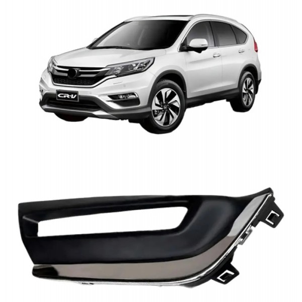 Moldura Milha Crv 2018 2019 Com Friso Cromado Esquerdo