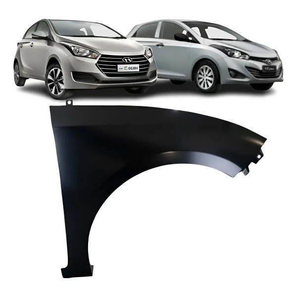 Paralama Dianteiro Hb20 Hb20s 2012 2013 2014 A 2019 S/ Furo Direito/passageiro