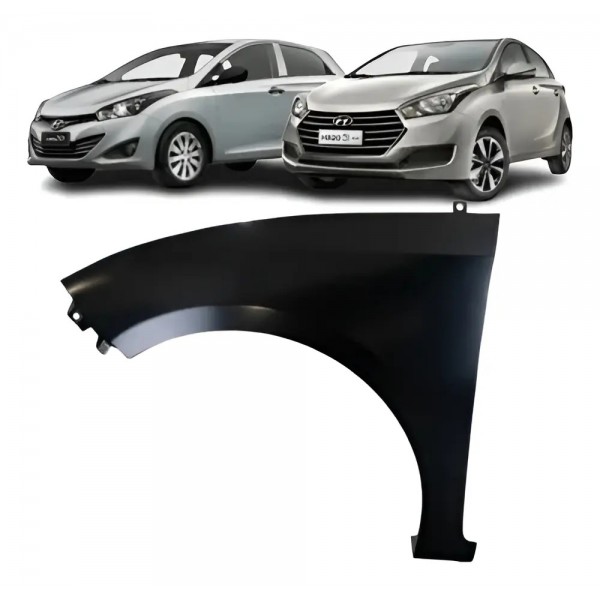 Paralama Dianteiro Hb20 Hb20s 2012 2013 2014 A 2019 S/ Furo Esquerdo/motorista