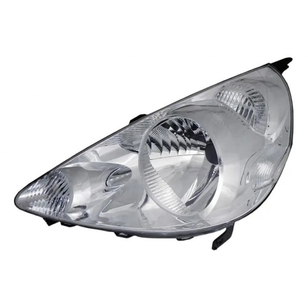 Farol Principal Fit Le 03 04 05 06 07 08 Cromado Esquerdo/motorista