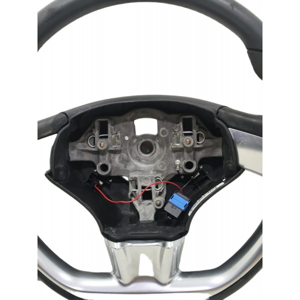 Volante Direção C3 Aircross 2011 A 2015 C/ Detalhe Cromado
