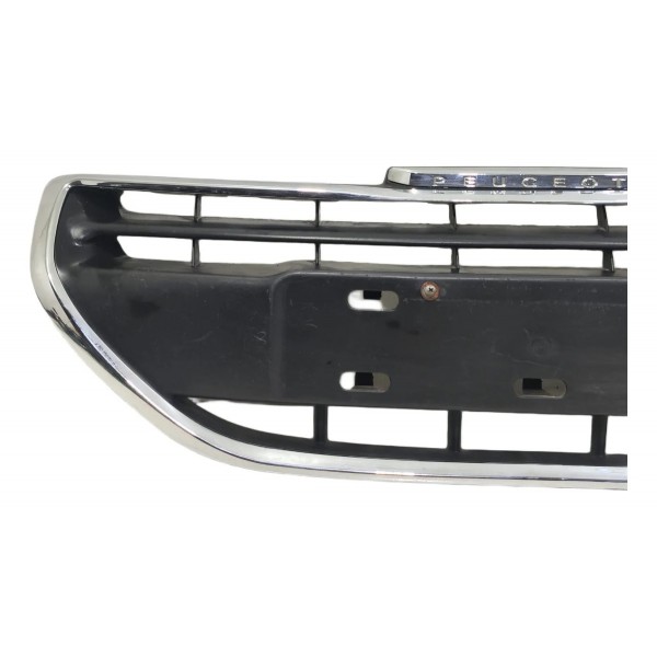 Grade Dianteira Peugeot 208 2012 A 2016 C/ Friso 9677178377 Preto Cromado
