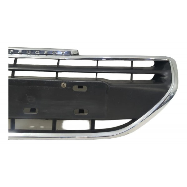 Grade Dianteira Peugeot 208 2012 A 2016 C/ Friso 9677178377 Preto Cromado