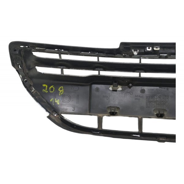 Grade Dianteira Peugeot 208 2012 A 2016 C/ Friso 9677178377 Preto Cromado