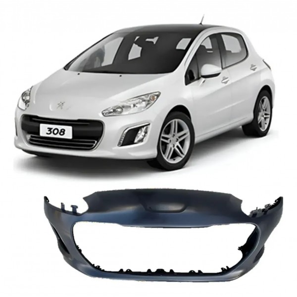Parachoque Dianteiro Peugeot 308 2012-2015 Completo Promoçao Preto/primer