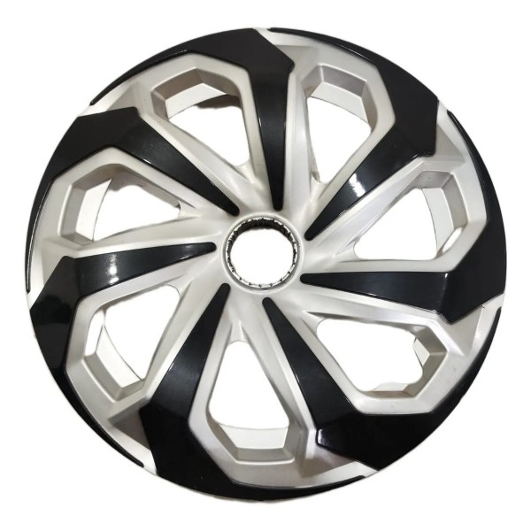 Jogo 4 Calotas Esportiva Spider Silver Aro 14 Universal Preto