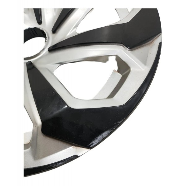 Jogo 4 Calotas Esportiva Spider Silver Aro 14 Universal Preto