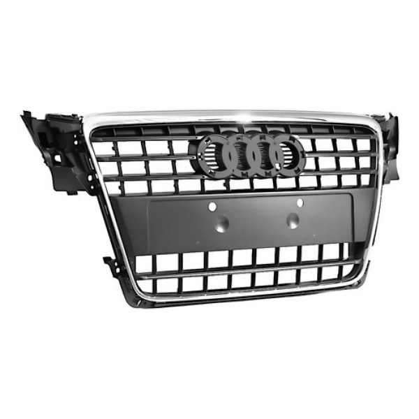 Grade Dianteira Audi A4 2009 2010 11 2012 Com Friso Cromado