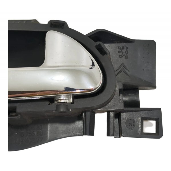 Maçaneta Interna Dianteira Direita Peugeot 308 2012 A 2015 Preto Dianteira/traseira