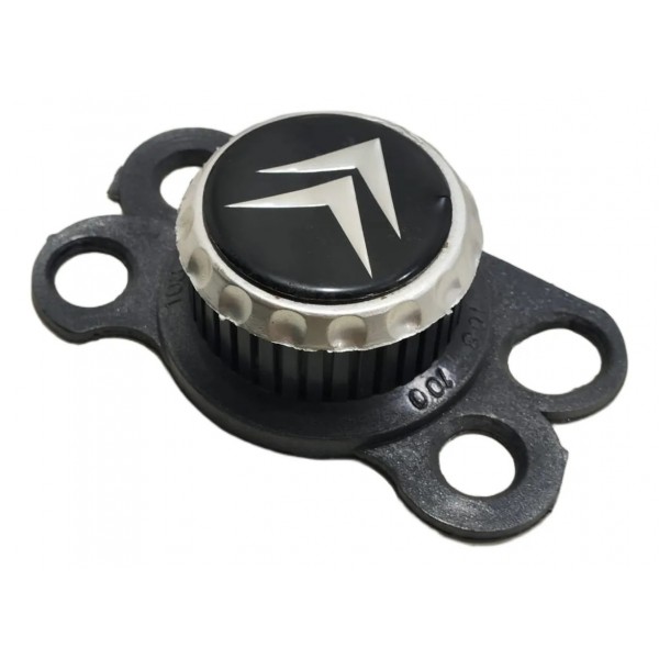Calota Calotinha Roda Central Aircross + Suporte Preto