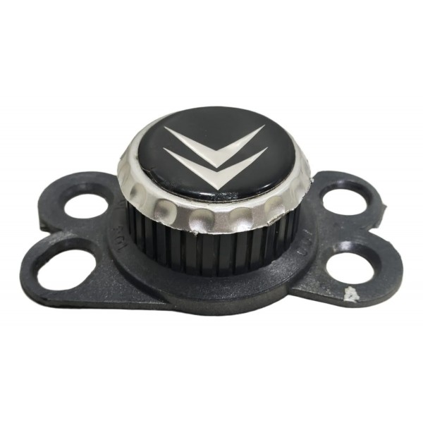Calota Calotinha Roda Central Aircross + Suporte Preto