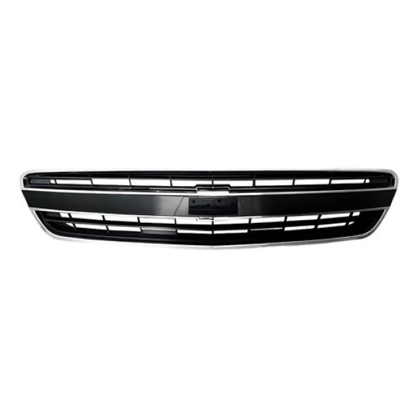 Grade Radiador Meriva 2009 A 2015 Moldura Cromada