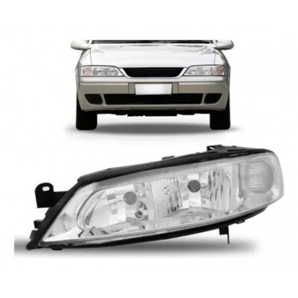 Farol Vectra 1999 2000 2001 2002 2003 2004 Cromado