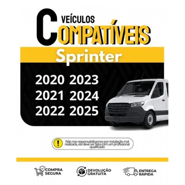 Retrovisor Elétrico Sprinter Direito 2020 A 2025 C/ Pisca