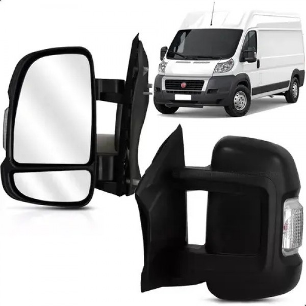 Retrovisor Esquerdo Ducato 2018 19 2020 Elétrico C/ Pisca
