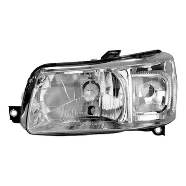 Farol Principal Uno Fiorino 2004 A 2013 Cromado Direito/passageiro