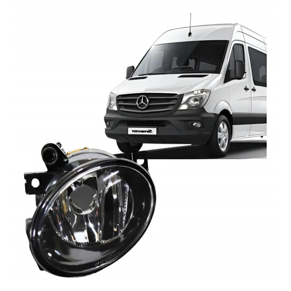 Farol Auxiliar Milha Sprinter 2021 22 23 24 25 2026 Esquerdo Padrão Original
