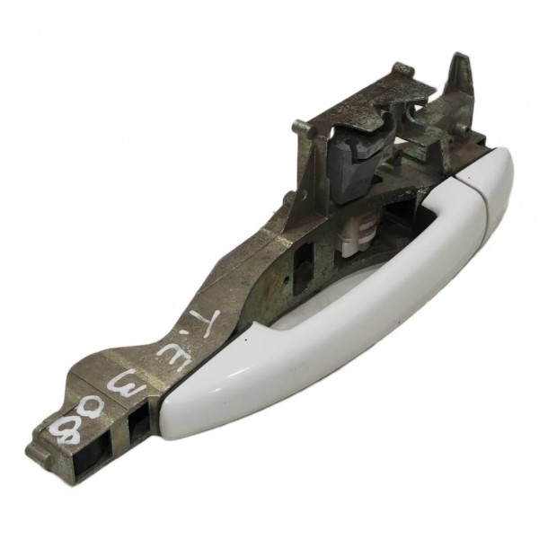 Maçaneta Externa Traseira Esquerda Peugeot 308 2012 A 2015 Branco Dianteira/traseira