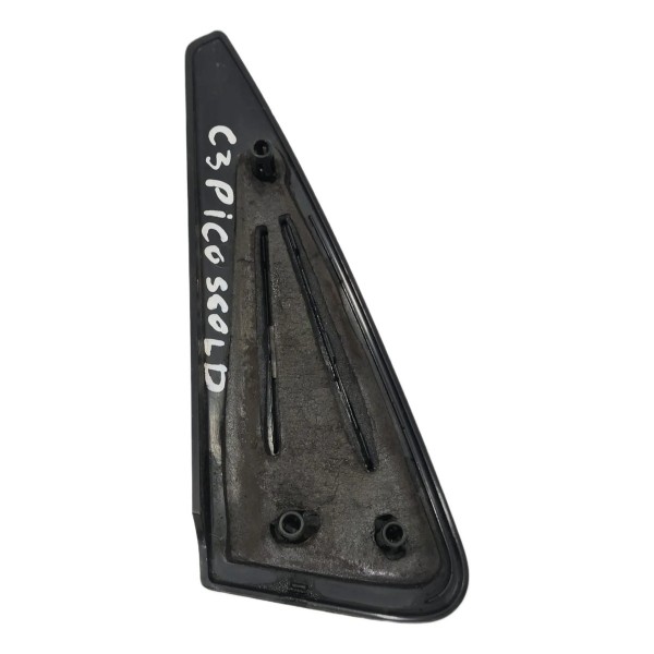 Moldura Externa Canto Porta Esquerda C3 Picasso 2011 A 2015 Preto