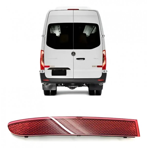 Refletor Parachoque Sprinter 2019 20 21 22 2023 Esquerdo - Padrão Original