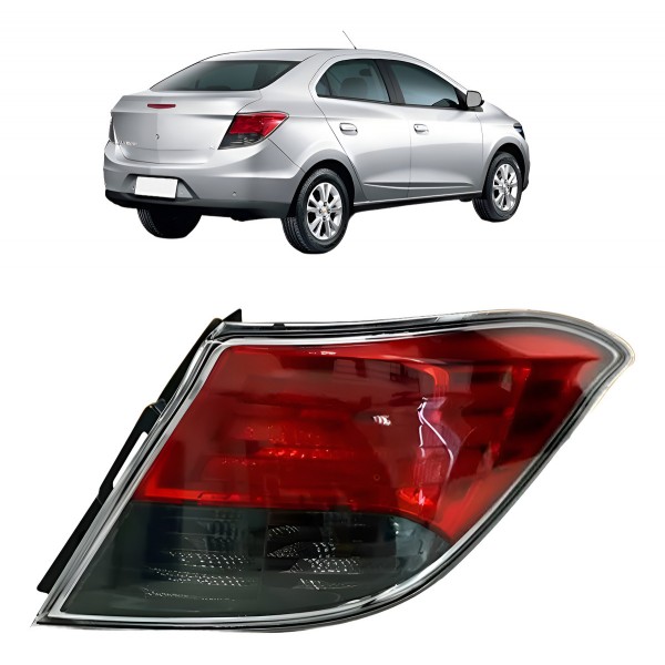 Lanterna Traseira Prisma Lt Ltz 2013 2014 2015 2016 Fume