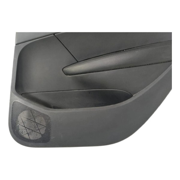 Forro Porta Traseira Direita Peugeot 308 2012 A 2015 Couro Preto