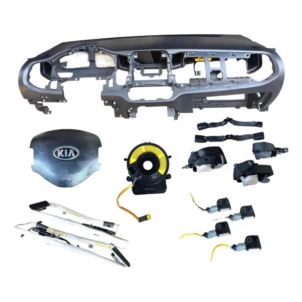 Kit Painel Tabelier Kia Sportage 2013 A 2016 Preto