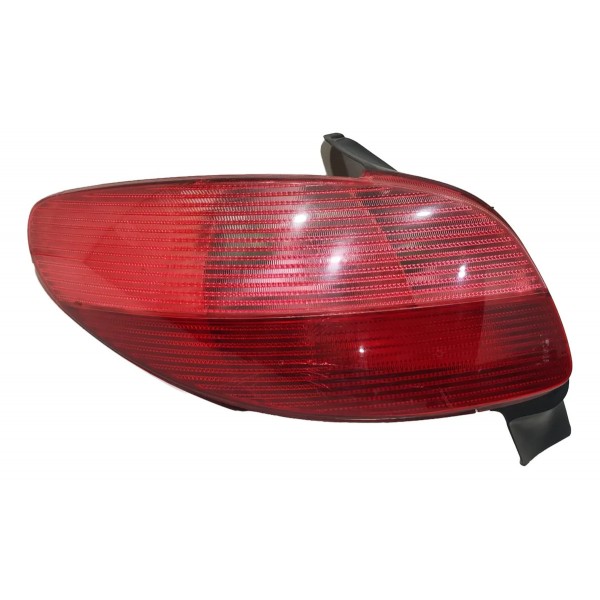 Lanterna Traseira Peugeot 206 1998 A 2004 Esquerdo Esquerdo/motorista Vermelho