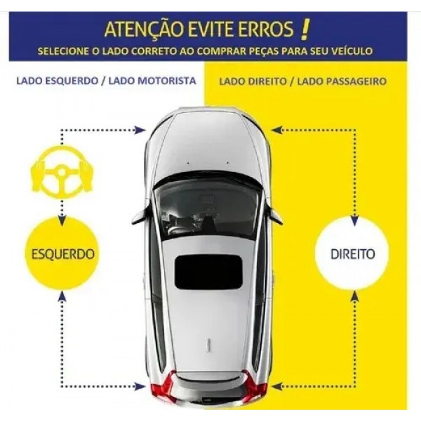 Paralama Dianteiro Up Tsi Cross 2014 15 16 A 2021 Direito