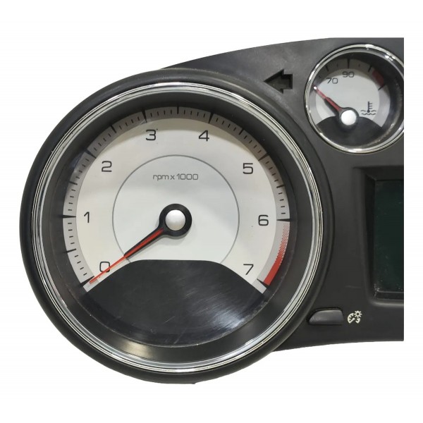 Painel Instrumento Peugeot 308 2012 A 2015 9666372580 Preto