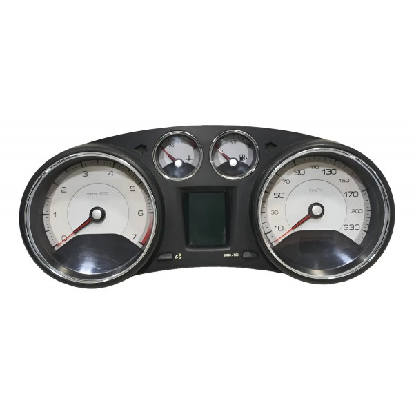Painel Instrumento Peugeot 308 2012 A 2015 9666372580 Preto