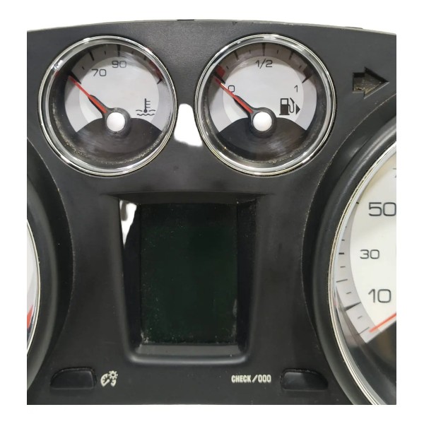 Painel Instrumento Peugeot 308 2012 A 2015 9666372580 Preto