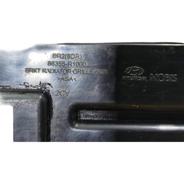 Suporte Grade Dianteira Hb20 2020 A 2024 86355r1000 Preto