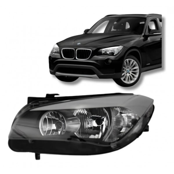 Farol Elétrico Bmw X1 2009 A 2013 C/ Motor Lado Esquerdo Tyc