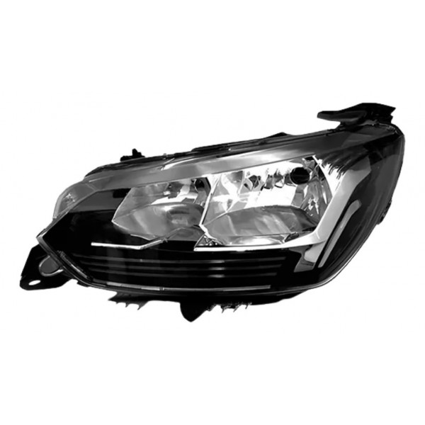 Farol Peugeot 208 2020 A 2024 3 Furos Lado Esquerdo