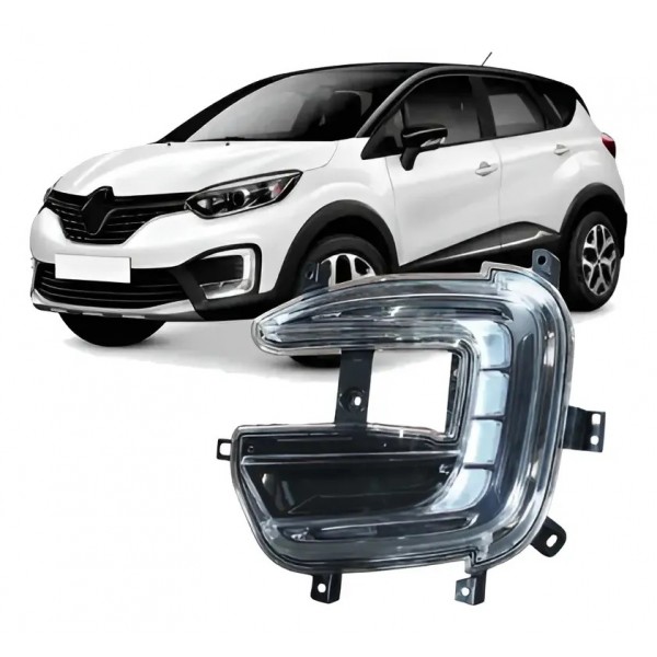 Farol Auxiliar Esquerdo Captur 2017/2021 S/ Milha Led Esquerdo