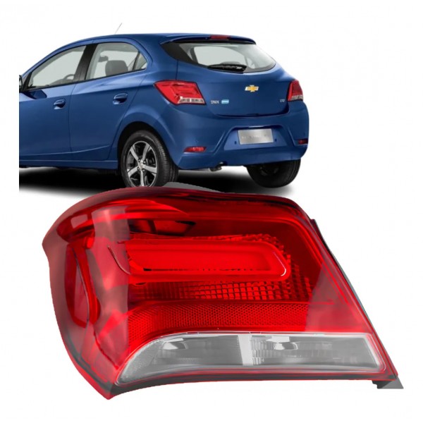 Lanterna Traseira Onix 2017 A 2021 Bicolor Lado Esquerdo Esquerdo/motorista Bicolor