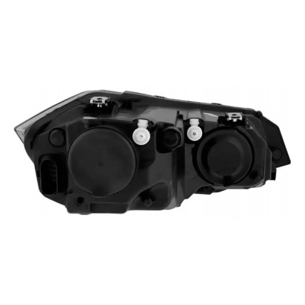 Farol Esquerdo Polo Virtus 2018 A 2022 Friso Preto Esquerdo/motorista