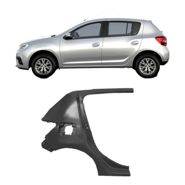 Lateral Traseira Sandero 2014 A 2021 Inferior