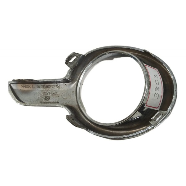 Moldura Milha Peugeot 208 2013 A 2016 Lado Esquerdo Cromado Esquerdo