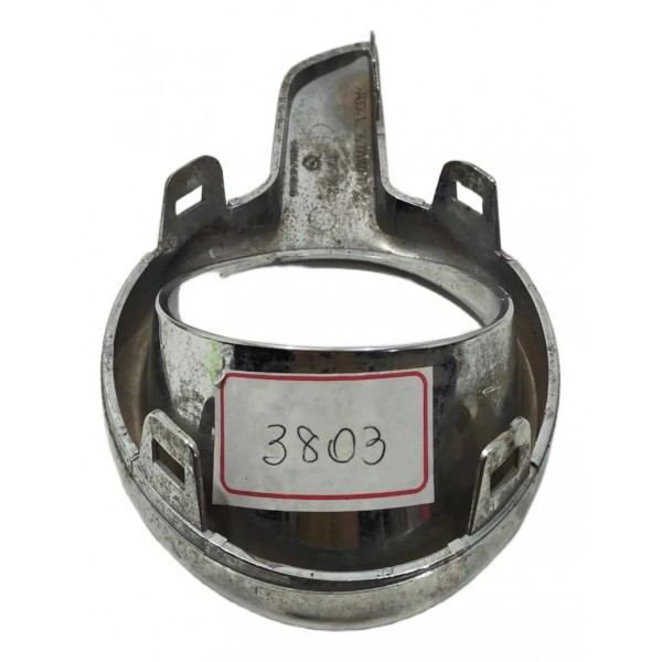 Moldura Milha Peugeot 208 2013 A 2016 Lado Esquerdo Cromado Esquerdo