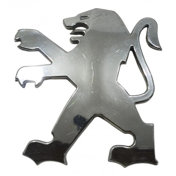 Emblema Tampa Traseira Logo Peugeot 308 2012 A 2015 Cromado