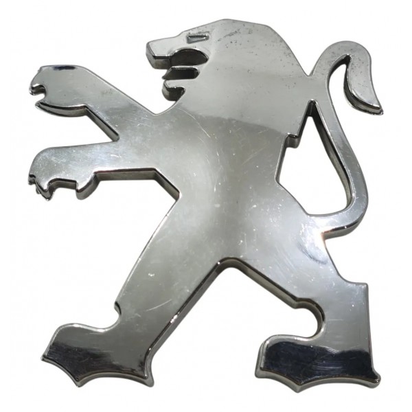 Emblema Tampa Traseira Logo Peugeot 308 2012 A 2015 Cromado