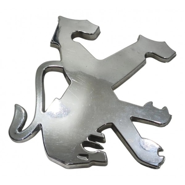 Emblema Tampa Traseira Logo Peugeot 308 2012 A 2015 Cromado