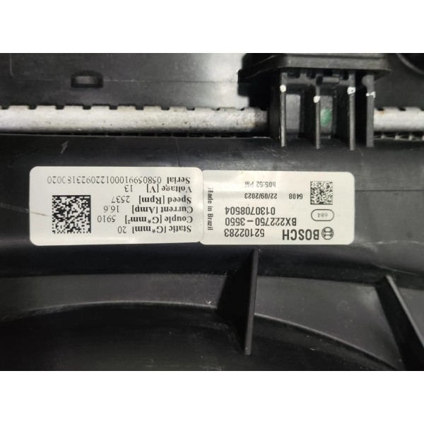 Kit Conjunto Radiador Fiat Argo 1.0 3cc 2017 A 2021